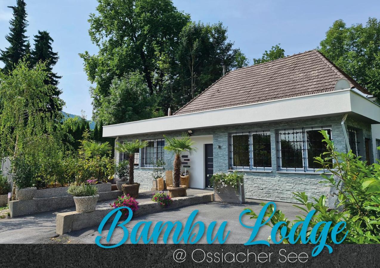 Bambu Lodge @ Ossiachersee Bodensdorf Bagian luar foto