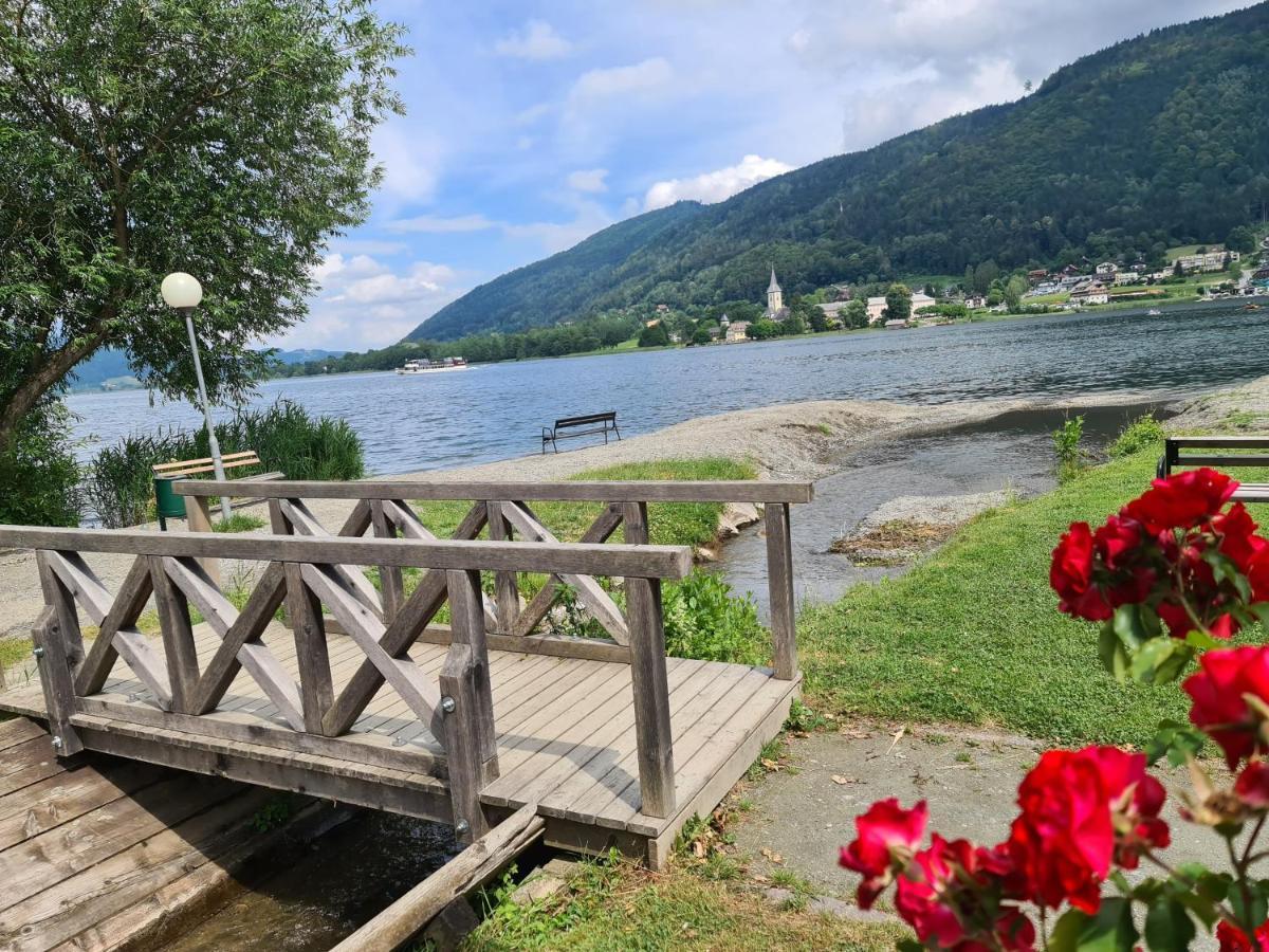Bambu Lodge @ Ossiachersee Bodensdorf Bagian luar foto