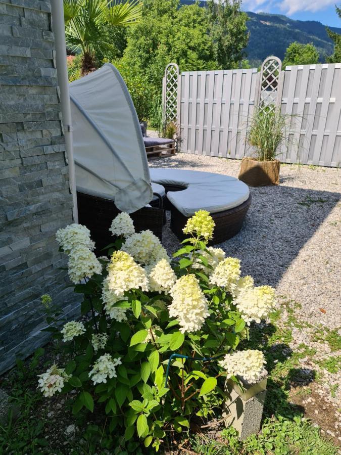 Bambu Lodge @ Ossiachersee Bodensdorf Bagian luar foto