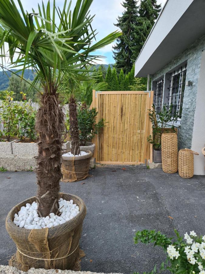Bambu Lodge @ Ossiachersee Bodensdorf Bagian luar foto