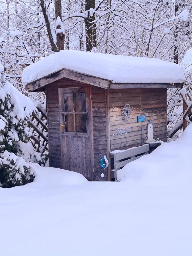 Bambu Lodge @ Ossiachersee Bodensdorf Bagian luar foto